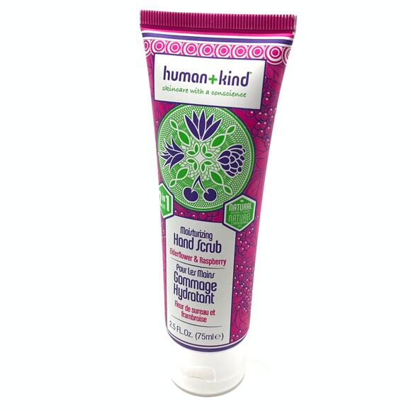 Human + Kind Moisturizing Hand Scrub Elderflower & Raspberry 2.5 fl oz. 75 ml - Picture 1 of 4